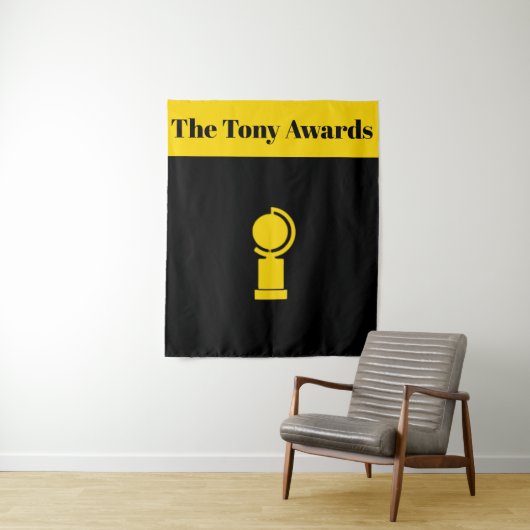 Tony Awards Party Playbill Style Achtergrond Wandkleed (In situ)