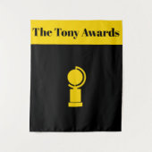 Tony Awards Party Playbill Style Achtergrond Wandkleed (Voorkant)