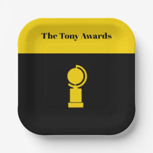 Tony Awards Playbill geïnspireerde borden Papieren Bordje