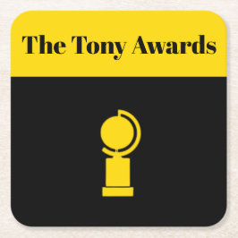 Tony Awards Playbill geïnspireerde onderzetters
