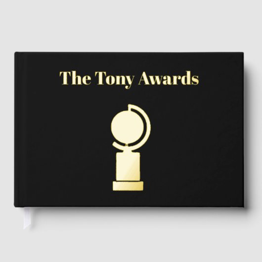 Tony Awards stijl Autograph gastenboek (Voorkant)