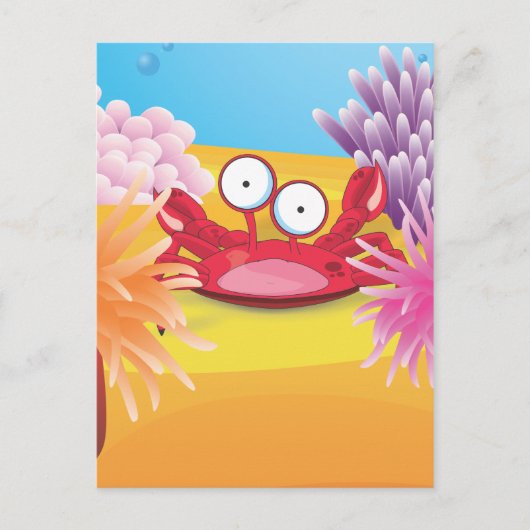 Tony de Krab Briefkaart (Voorkant)