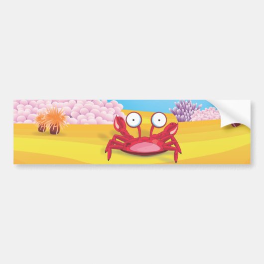 Tony de Krab Bumpersticker (Voorkant)