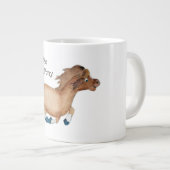 Tony de Shetlandpony mok aquarel (Voorkant rechts)