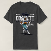 Tony Dorsett Dallas Driehoek Naam TShirt (Design voorkant)