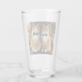 Tony en Teddy Cat Glas (Achterkant)
