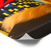 Tony en Teddy, de dynamische Maine Coon Duo Poster (Hoek)