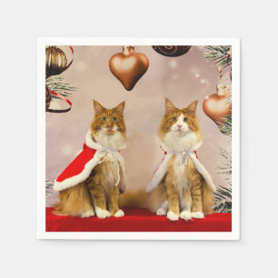 Tony en Teddy Holiday Napkins Servet