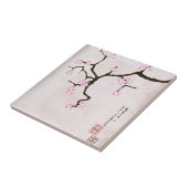 tony fernandes ' antiek bloesem 2 tegeltje (Zijkant)