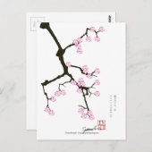 Tony Fernandes sakura geluk 7 Briefkaart (Voorkant / Achterkant)