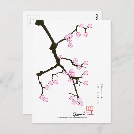 Tony Fernandes sakura geluk 7 Briefkaart (Voorkant / Achterkant)