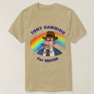 Tony Gambino voor burgemeester T-shirt