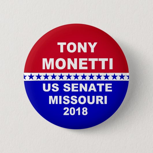 Tony Monetti US Senate Missouri 2018 Button (Voorkant)