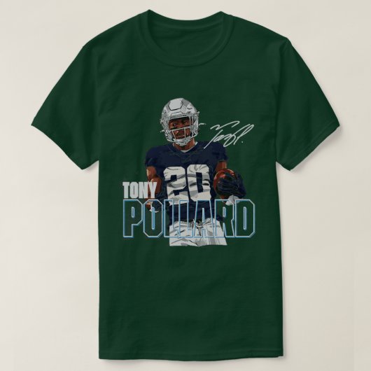 Tony Pollard Dallas Stance T-shirt (Design voorkant)