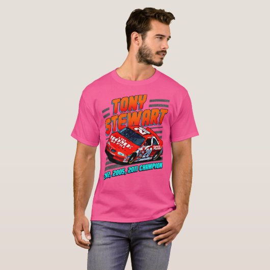  Tony Stewart 20 Legend T-shirt (Voorkant volledig)