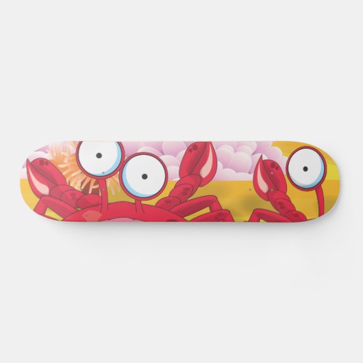 Tony the Crab Persoonlijk Skateboard (Horizontaal)