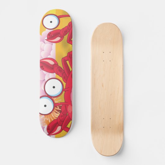 Tony the Crab Persoonlijk Skateboard (Voorkant)