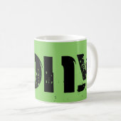 Tony uit Orphan Black, blokletters, groot Koffiemok (Voorkant rechts)