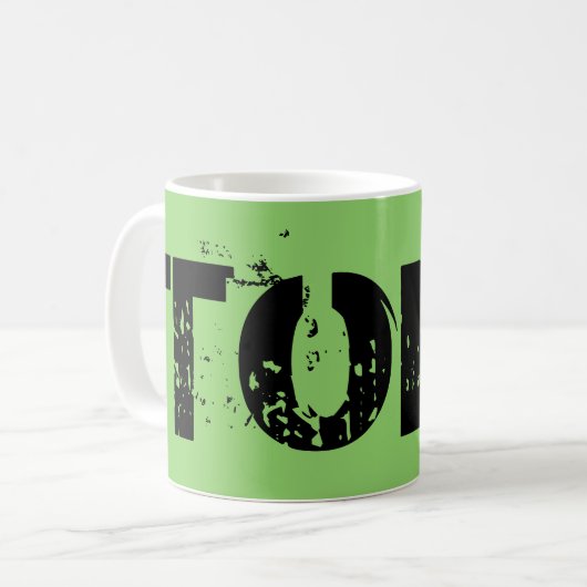 Tony uit Orphan Black, blokletters, groot Koffiemok (Voorkant links)