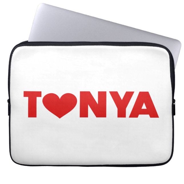 Tonya Love Laptop Sleeve (Voorkant)