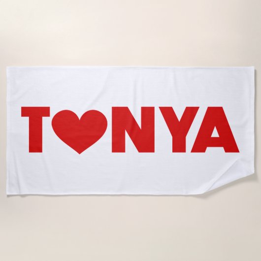 Tonya Love Strandlaken (Voorkant)