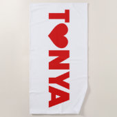 Tonya Love Strandlaken (Voorkant)