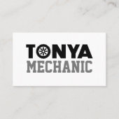 Tonya Mechanic Visitekaartje (Voorkant)
