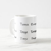 Tonya, Tonya, Tonya, Tonya, Tonya, Tonya, Tonya, T Koffiemok (Voorkant links)