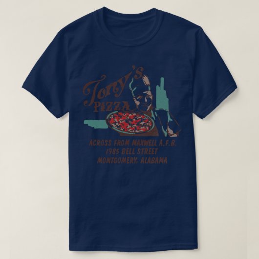 Tonys Pizza T-shirt (Design voorkant)