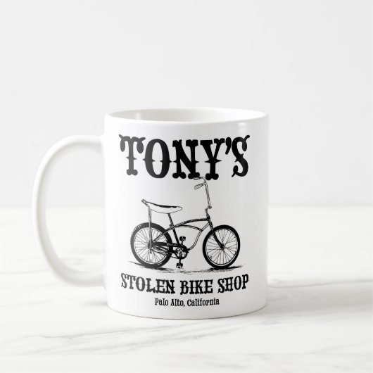 Tony's Stolen Bike Shop 70's Koffiemok (Links)