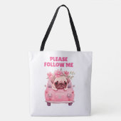 Too Bag Please follow me Tote Bag (Voorkant)
