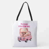 Too Bag Please follow me Tote Bag (Voorkant)