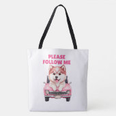 Too Bag Please follow me Tote Bag (Voorkant)