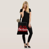 Too Bage, ik ben verliefd Tote Bag (Op model)