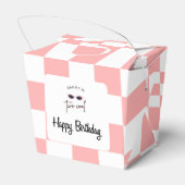 Too Cool 2nd Birthday Favor Box Bedankdoosjes (Achterkant)