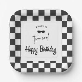 Too Cool 2nd Birthday  Papieren Bordje