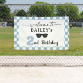 Too Cool 2nd Birthday Welcome Banner (Insitu)