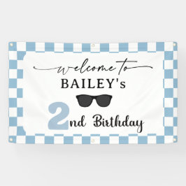Too Cool 2nd Birthday Welcome Banner