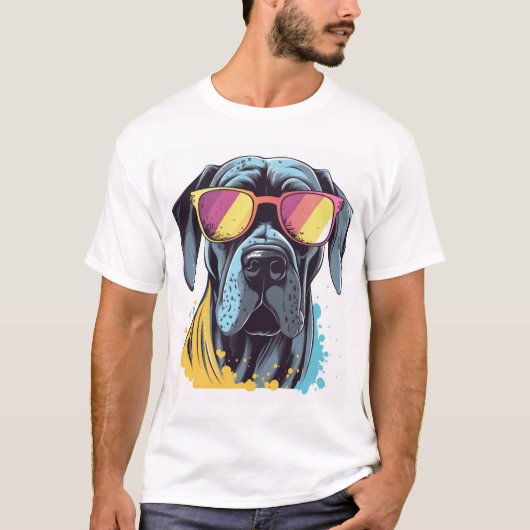 Too Cool for Dog Days  T-shirt (Voorkant)