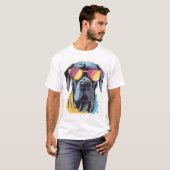 Too Cool for Dog Days  T-shirt (Voorkant volledig)