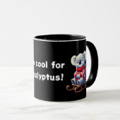 Too Cool for Eucalyptus | Funny Koala Combo Mug  Mok (Voorkant rechts)