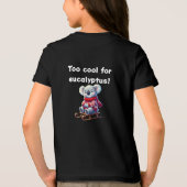 Too Cool for Eucalyptus | Funny Koala Kids T-Shirt (Achterkant)