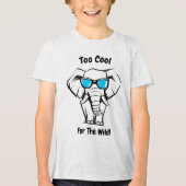 Too Cool for the Wild - Kinder T-Shirt met Stijlvo (Voorkant)