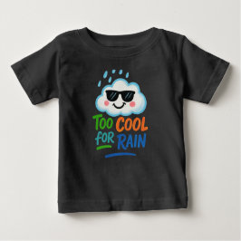 Too Cool Rain Cute Cloud Baby Fine Jersey T-Shirt