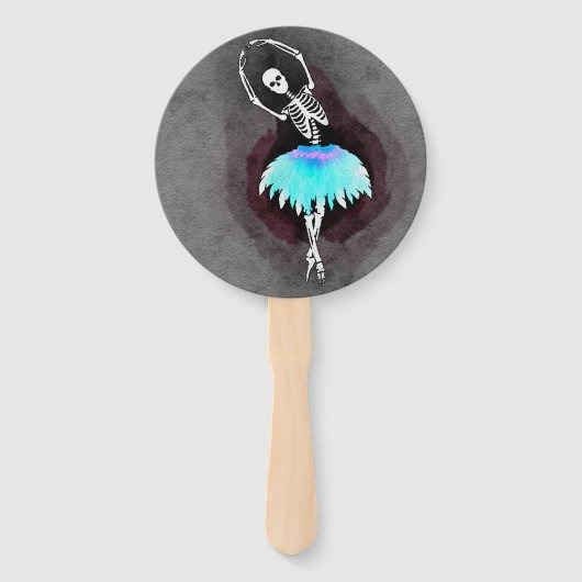 Too Cool to Be Coffin Set of Fans Handwaaier (Achterkant)