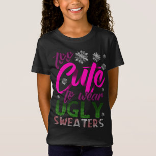 TOO CUTE Funny Kerstmis UGLY Sweaters