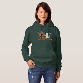 TOO CUTE OM grappige, leuke geest-halloween TE SPR Hoodie