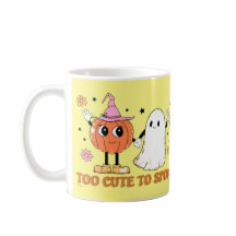 TOO CUTE OM grappige, leuke geest-halloween TE SPR