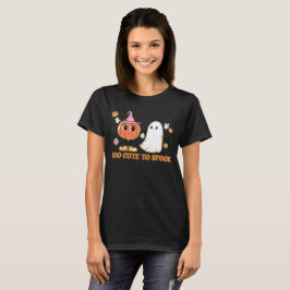 TOO CUTE OM grappige, leuke geest-halloween TE SPR T-shirt