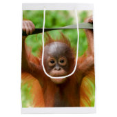 Too Cute to Handle – Little Orangutan Medium Cadeauzakje (Achterkant)